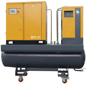 Compresor Industrial Diésel de Ahorro de Energía, Refrigerado por Aire, 7.5kW 10A |   0.8m/min 8 bar Certificado CE con Tanque Receptor de 340L Portátil - Product Image 1