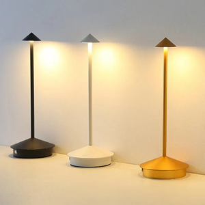 Lámpara de mesita de noche para sala de estar, dormitorio, lámpara de escritorio con batería recargable LED táctil, lámpara de escritorio de metal con <span class=keywords><strong>3</strong></span> atenuación - Product Image 4