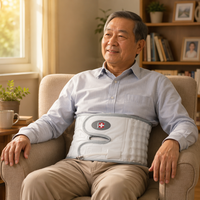 Cinturón de Soporte Lumbar Ergonómico Alphay con Bomba Manual para Alivio del Dolor Lumbar, Cinturón de Descompresión Espinal