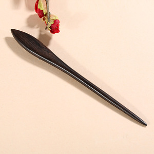 Pasador de pelo de ébano estilo Hanfu chino nuevo, horquilla de madera con aleación de plata antigua, para disfraz antiguo estilo chino - Product Image 4