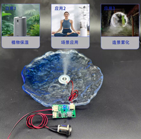 Kit DIY Mini Humidificateur Ultrasonique USB 5V DC avec Carte de Circuit Pilote pour Générateur de Brume et Film d'Atomisation