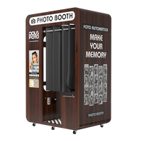 Cabina de Fotos Comercial DOLA con Cámara DSLR, Impresión Instantánea, Capacidad para 15 Personas, Diseño Interactivo, Wi-Fi y Bluetooth