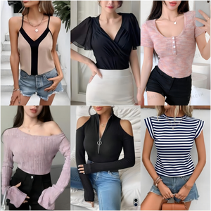 Vêtements d'occasion en gros pour femmes <span class=keywords><strong>2026</strong></span> pour fournisseurs : lots de tops et robes neufs, assortiment mixte, balles de vêtements usagés, vêtements de <span class=keywords><strong>stock</strong></span> avec étiquettes coupées - Product Image 3