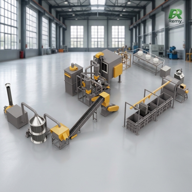 E-Waste Electronics Scrap CPU Computer Printed Circuit Boards Gold Recovery Pcb Metal Separation Recycling Machine Plant