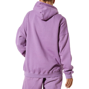Ventes chaudes : sweat-shirt pour femme en coton lourd, surdimensionné, style streetwear, décontracté, épaules tombantes, pull ample, sweat-shirt pour femme - Product Image 4