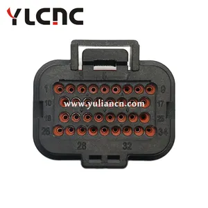 YLCNC 33 pin automotivo cabo lug terminais elétricos de plástico à prova d' água ecu auto conector do fio do carro DJ3341A-1.0-21 4-1437290-1