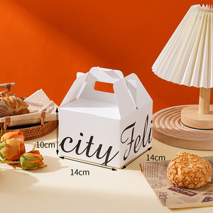 Caja de Papel de Embalaje de Alta Calidad, 14/20cm, Pastel de Chocolate, Caramelo, <span class=keywords><strong>Turrón</strong></span>, Galleta, Pan, Postre, Nuevo - Product Image 6