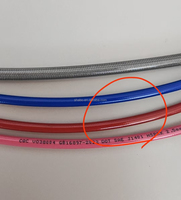 Tuyau de frein moto OEM personnalisé en acier inoxydable tressé, coloris et longueur sur mesure, AN3 3.2x7.5mm 2.5x5.5mm, pour frein et embrayage