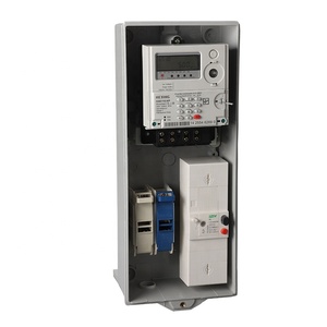 صندوق توزيع أحادي الطور من البولي كربونات SMC مع العرض - Product Image 1