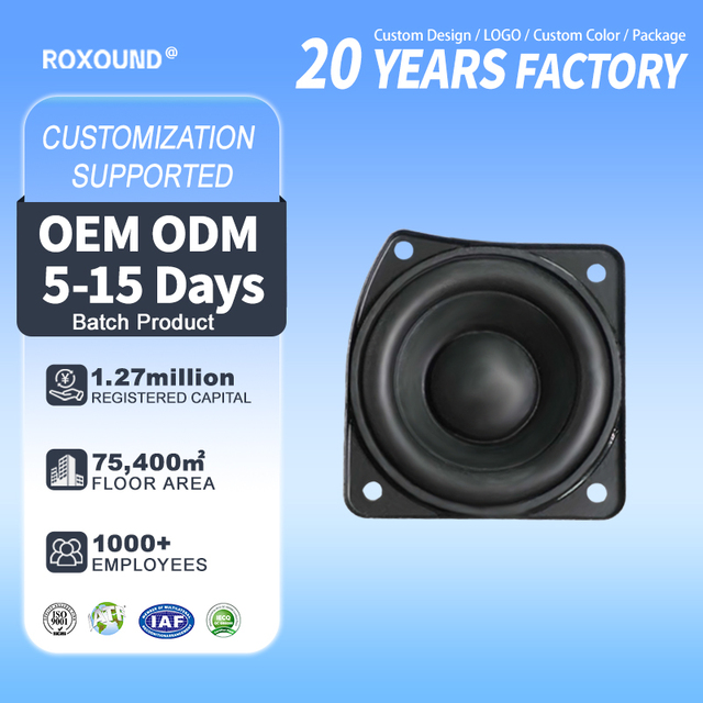 Studio Grade Crystal Clear Balanced Sound Full Range Speaker Accessories for Car Audio and Home Theater