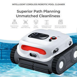 I Robot pulitori della piscina di Design Cordless possono arrampicarsi sui muri e pulire la linea dell'acqua della piscina di 200 metri quadrati - Product Image 5