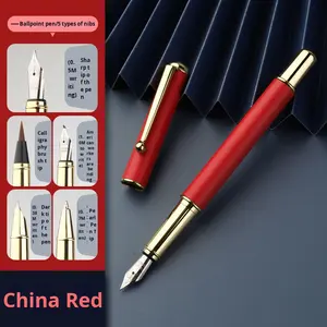 ปากกาหมึกซึมก้านโลหะแบบเปลี่ยนได้พร้อมกระเป๋าหมึกสดใสปากกาศิลปะนิ่มการประยุกต์ใช้งานกับนักเรียน - Product Image 6