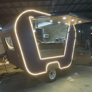 Completamente attrezzato food truck espresso kiosk mini coffee cart van trailer vintage caravan cafe - Product Image 1