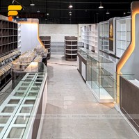 Présentoirs multifonctionnels pour magasin de noix, cacahuètes et épices, vitrine en verre, présentoir de comptoir