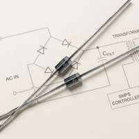Diode redresseuse 1N5400 50V 3A Axiale DO-201AD 100% Originale et Code de Lot Traçable
