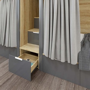 Cápsula de Dormir Moderna Estilo Hotel Japonés, Loft, Cama Doble Insonorizada - Product Image 6