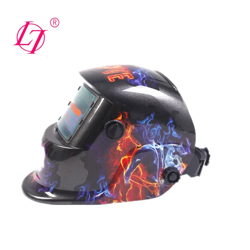중국 제조 태양 전원 용접 얼굴 후드 en379 자동 어둡게 용접 마스크 헬멧