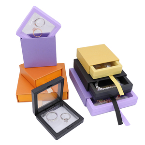 Paclov Bán Buôn Trong Suốt Phim Trang Sức Hộp Trình Diễn 3D 11X11Cm Nổi Khung Vòng Mặt Dây Chuyền Bông Tai Quà Tặng Bao Bì - Product Image 1