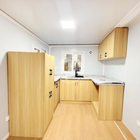 Vente directe d'usine, villa préfabriquée modulaire extensible de 20 pieds, 30 pieds, 40 pieds, maison-conteneur de luxe, structure en acier, chambre à coucher, appartement