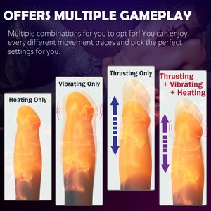 Heizung Vibrierend Realistisch Dildo <span class=keywords><strong>Penis</strong></span> Consol adores Klitoris Anal Vaginal Stimulation Schub Dildo Vibrator Frauen Sexspielzeug - Product Image 4