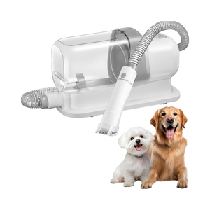 RyRot 2.3L Gris Taza de polvo más grande Cepillo para perros Aspiradora 4 Herramientas probadas Fuente de alimentación cargada de plástico ABS Kit de aseo de mascotas para gatos Perros - Product Image 6