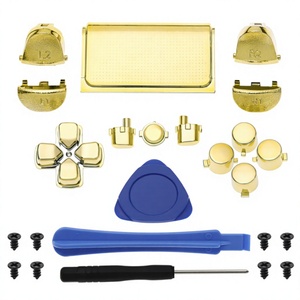 Para <span class=keywords><strong>Control</strong></span> de <span class=keywords><strong>PS4</strong></span>: Botones ABXY de Plástico Tipo Hongo, Tapas para Palancas Analógicas D-Pad, Gatillos R1/R2/L1/L2, Juego de Resortes y Kit de Tornillos para Carcasa - Product Image 5