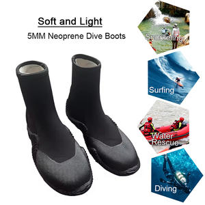 Calcetines de Neopreno para Buceo de 5 mm, Térmicos, con Suela Antideslizante Resistente a la Abrasión para Buceo y Snorkel, SBART X03 - Product Image 4