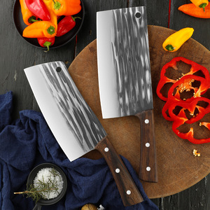 Cuchillo de cocina Yangjiang, cuchillo de carnicero forjado a mano, cuchillo de doble propósito para picar y rebanar, cuchillo de cocina, cuchillo de acero inoxidable para rebanar - Product Image 4