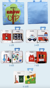 מעשי יומי מיומנות עבודה אימון מוקדם חינוכית שלי ראשון שקט ספר עסוק מונטסורי בד ספר תינוק KidsToys מתנה - Product Image 5