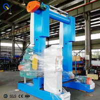Equipo de rebobinado de bobina QP3150mm, máquina de bobinado de pórtico, portal, máquina de recogida de PLC, bobinadora de línea de producción de cables