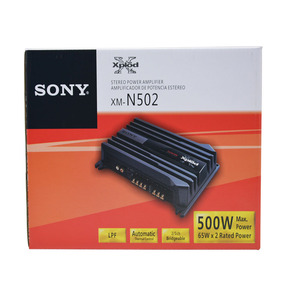 Sony Xm-N502 Two Channel Car Audio <b>Amplifier</b> 500W Max Power Stereo For <b>Speakers</b> - Product Image 4