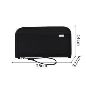 Portable Passport Holder Large Capacity Anti-Theft Card Holder For Travel Unisex Wallet Green Gray Pink Black - Product Image 5