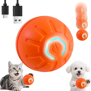 <b>Interactive</b> Pet <b>Toy</b> With Three Modes - Intelligent Rolling Ball for <b>Cats</b> and Dogs, Durable, Bouncy and Self-Entertaining - Product Image 1