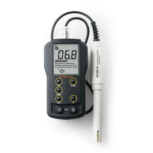 Hanna Instruments HI-9813-51 Mètre multiparamètres portable PH/EC/TDS/Température 4-en-1 Testeur de qualité de l'eau Garantie 1 an - Product Image 1