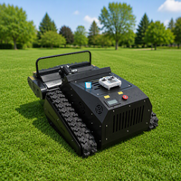 Livraison Gratuite Tondeuse à Gazon Électrique Automatique Télécommandée Robot Tondeuse Auto-chargeante pour Ferme