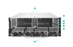 เซิร์ฟเวอร์ประสิทธิภาพสูงรุ่นขายดี XL270d HPE <span class=keywords><strong>Apollo</strong></span> 6500 Gen10 DDR4 1600w - Product Image 5