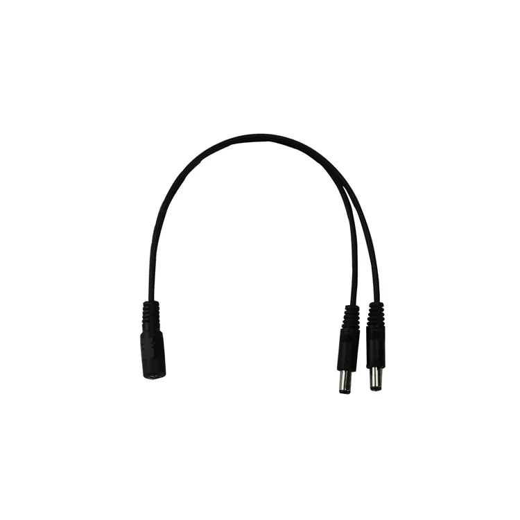 Индивидуальный 5521 прозрачный кабель постоянного тока 5,5*2,1 мм штекер для открытого конца Провода кабели питания постоянного тока