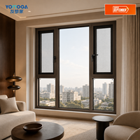Ventana Abatible a Medida con Doble Vidrio y Sistema de Aluminio para Renovación de Habitaciones de Hotel