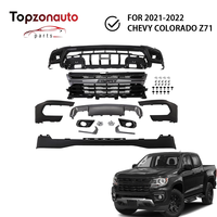 Topzonauto Nouveau pour Chevy Colorado Z71 2021-2022 Ensemble de couvre-pare-chocs avant avec feux à visser 84896827 84859008 84461438 84461436
