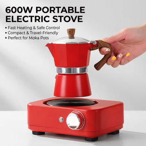 <span class=keywords><strong>Set</strong></span> Regalo Aziendale Tutto in Uno: Kit Classico per Caffè con 4 Pezzi, Caffettiera Moka in Alluminio e Scaldacaffè - Product Image 4