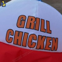 Homme gonflable personnalisé en forme de main qui agite pour la grillade de poulet BBQ