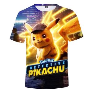 Stampante per Magliette Go Fashion <span class=keywords><strong>Pikachu</strong></span>, T-Shirt Stampate Harajuku Hiphop Sostenibili in Maglia con Teschi, Manica Corta per Uomo - Product Image 5