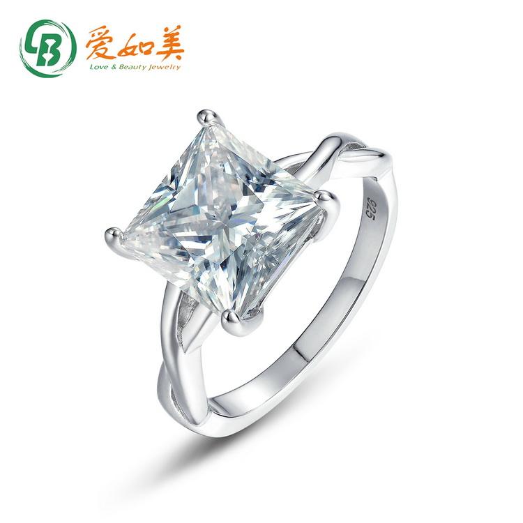 Carat Diamond Princess Cut Princess Cut Moissanite Engagement Ring