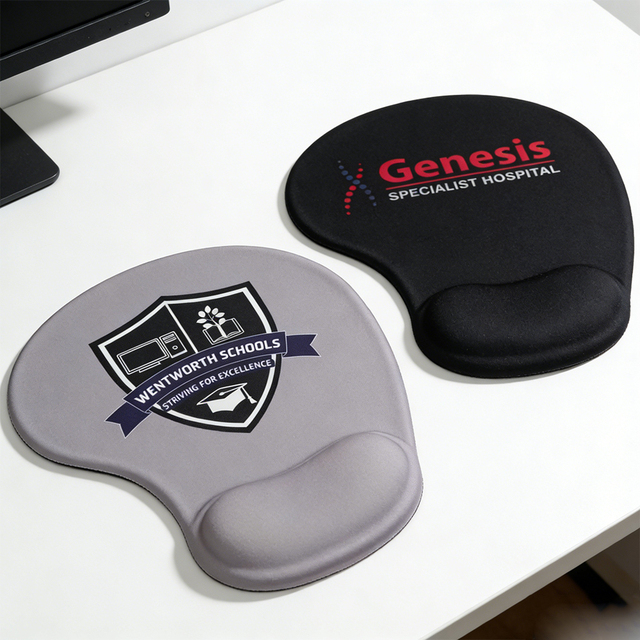 Custom Logo Heat Transfer Printing OEM Sublimation Blank Soft Rubber Gel Mouse Pad with Wrist Rest High Quality