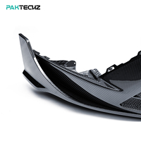 Kit de carrosserie en Fiber de carbone sèche Paktechz diffuseur de lèvre de pare-chocs arrière pour Porsche Taycan 4S Cross Turismo
