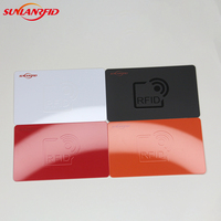 Kostenloses Muster: Hochwertige Bedruckbare PVC HF 13.56MHZ CR80 85.5*54mm oder Individuell Angepasste Größe Smart RFID Mifare Chip NFC Karte