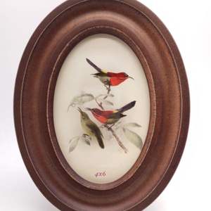 Marcos de fotos de forma ovalada de madera Retro moderno marco de fotos de decoración de pared Retro personalizado - Product Image 5