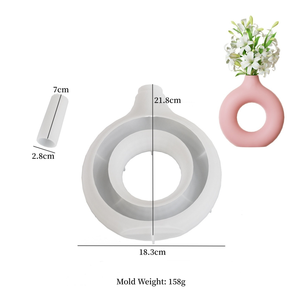 Vase mold-02 White