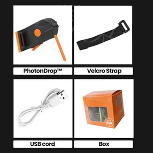 Feu arrière de vélo LED rechargeable par USB, feu arrière de vélo Photon haute luminosité, feu arrière de vélo Photon Drop pour la nuit, plusieurs couleurs - Product Image 3