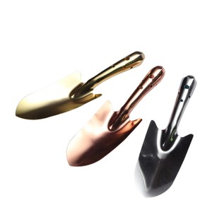 Mini-truelle de jardin Yilu en acier inoxydable avec manche en métal doré, cuivre ou argenté pour la plantation de fleurs et de légumes – Outils de jardinage - Product Image 5